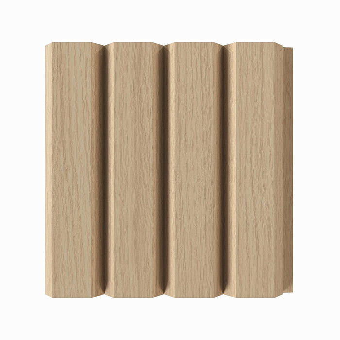 1" Bevel Solid Wood Tongue and Groove Tambour Panel, 3/4" thick x 4 3/16"width x 112"long Solid Wood Panels White River Hardwoods White Oak