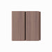 1 1/2" Bevel Solid Wood Tongue and Groove Tambour Panel, 11/16" thick x 3 3/16"width x 112"long Solid Wood Panels White River Hardwoods Walnut