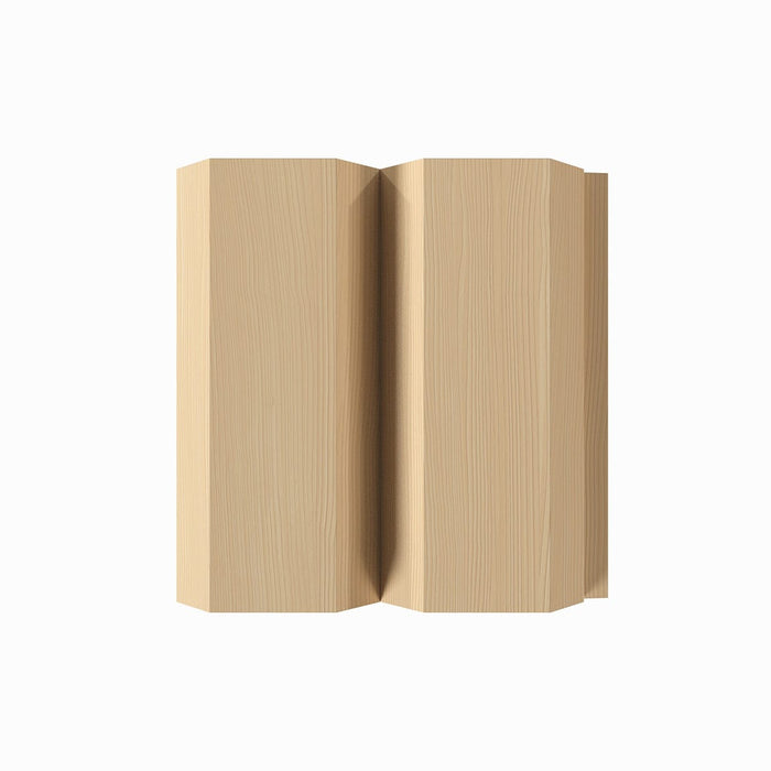 1 1/2" Bevel Solid Wood Tongue and Groove Tambour Panel, 1" thick x 3 3/16"width x 112"long Solid Wood Panels White River Hardwoods Poplar