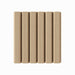 1 1/2" Bevel Solid Wood Tongue and Groove Tambour Panel, 1" thick x 3 3/16"width x 112"long Solid Wood Panels White River Hardwoods