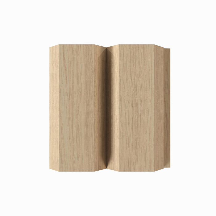 1 1/2" Bevel Solid Wood Tongue and Groove Tambour Panel, 1" thick x 3 3/16"width x 112"long Solid Wood Panels White River Hardwoods White Oak