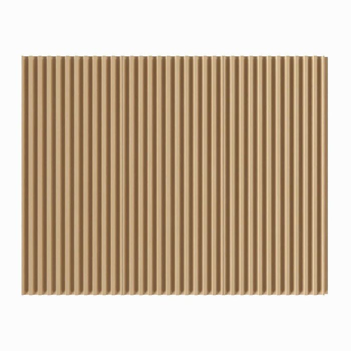 1/4" Cove Cut Solid Wood Tongue and Groove Tambour Panel, 11/16" thick x 4 5/16"width x 112"long Solid Wood Panels White River Hardwoods