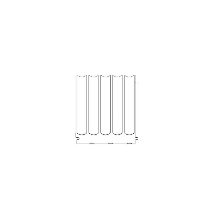 1/4" Bead Solid Wood Tongue and Groove Tambour Panel, 11/16" thick x 4 7/16"width x 112"long Solid Wood Panels White River Hardwoods