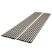 Silver Gray Oak – Varnished Acoustic Panel – 1" Slat Width – 12-1/2" × 94-1/2" – Sold 2 per Carton Acoustic Slat Panel White River Hardwoods