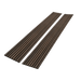 Smokey Oak – Unvarnished Acoustic Panel – 1" Slat Width – 12-1/2" × 94-1/2" – Sold 2 per Carton Acoustic Slat Panel White River Hardwoods