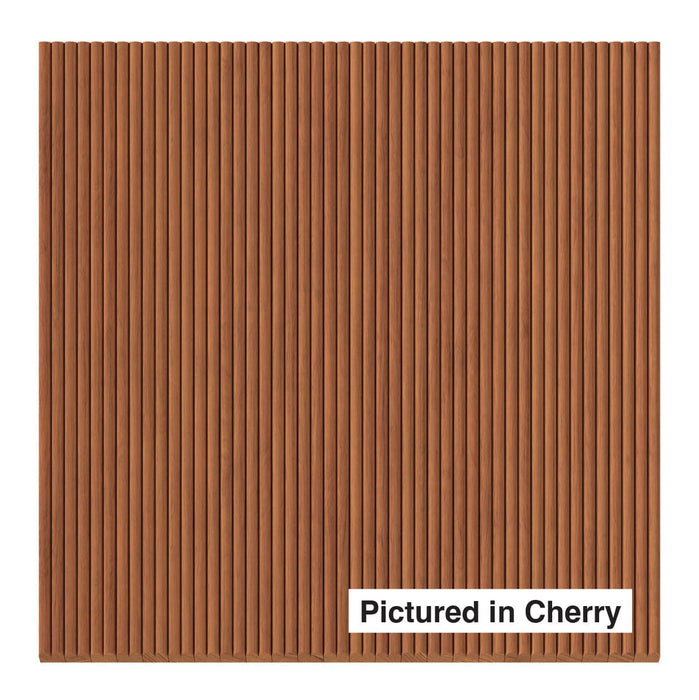 1/4" Double Bead Tambour Tambour White River Hardwoods 24"W x 46"L - Not Flexible - Solid Backing Cherry - Only Available in 24"W x 46"L