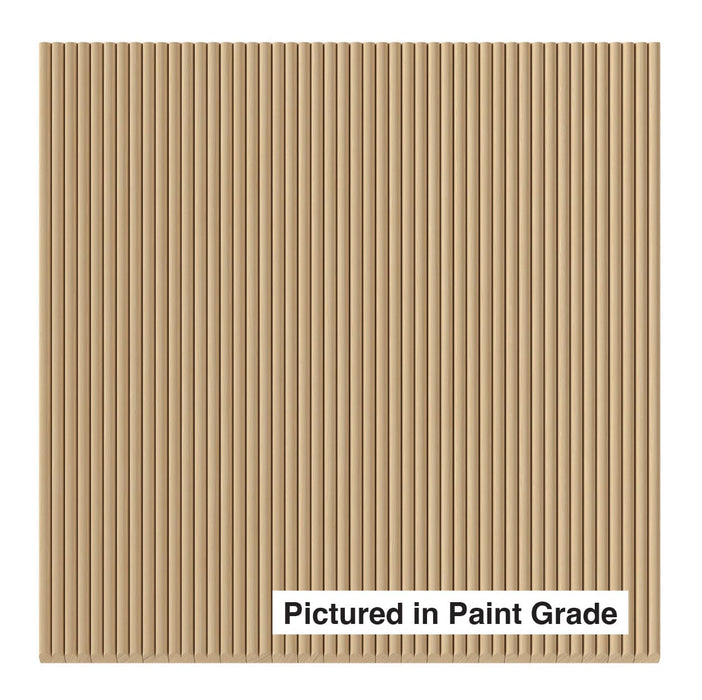 1/4" Double Bead Tambour Tambour White River Hardwoods 12"W x 48"L - Flexible Poplar ( for paint & stain )