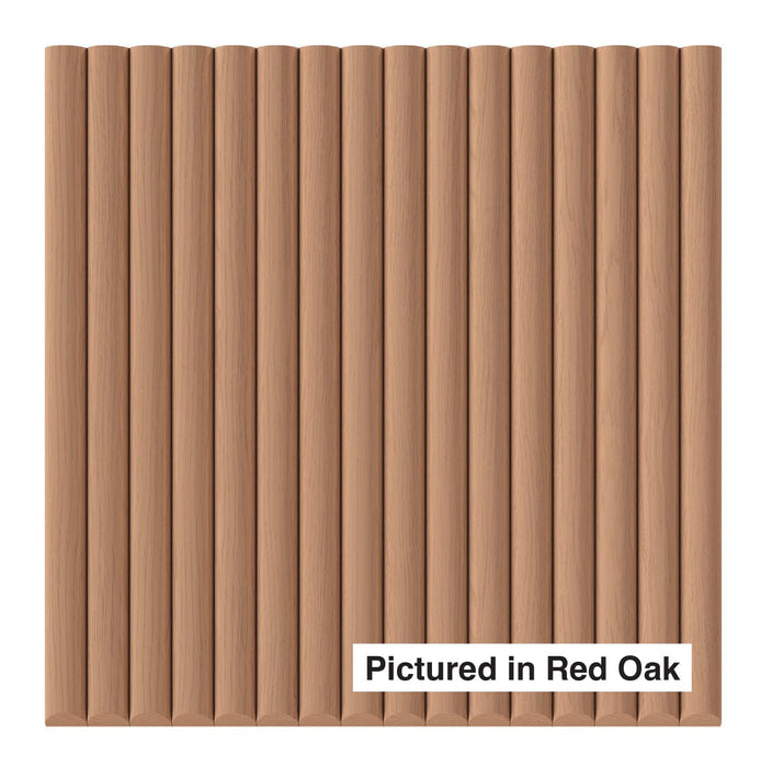 3/4" Single Bead Tambour Tambour White River Hardwoods 12"W x 48"L - Flexible Red Oak