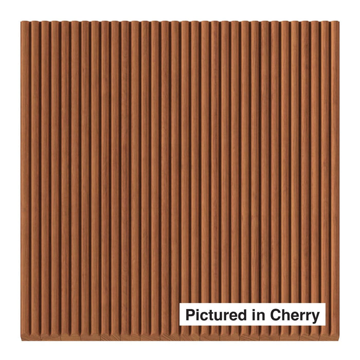 9/32″ Double Bead Tambour - Thick Tambour White River Hardwoods 24"W x 46"L - Not Flexible - Solid Backing Cherry - Only Available in 24"W x 46"L