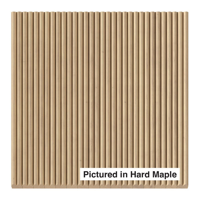 9/32″ Double Bead Tambour - Thick Tambour White River Hardwoods 12"W x 48"L - Flexible Hard Maple