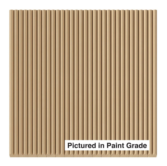 9/32″ Double Bead Tambour - Thick Tambour White River Hardwoods 12"W x 48"L - Flexible Poplar ( for paint & stain )