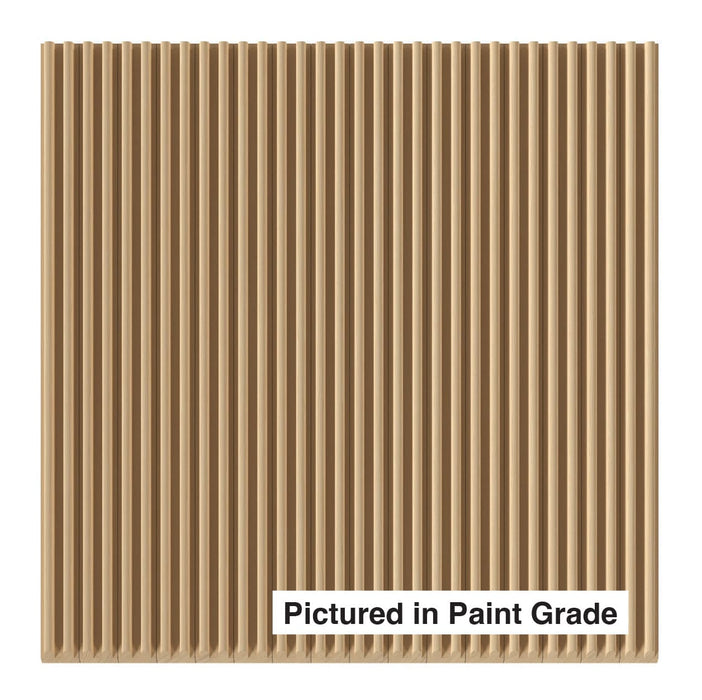 3/16″ Double Bead Tambour – Thick Tambour White River Hardwoods 12"W x 48"L - Flexible Poplar ( for paint & stain )