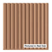1" Single Bead Tambour Tambour White River Hardwoods 12"W x 48"L - Flexible Red Oak