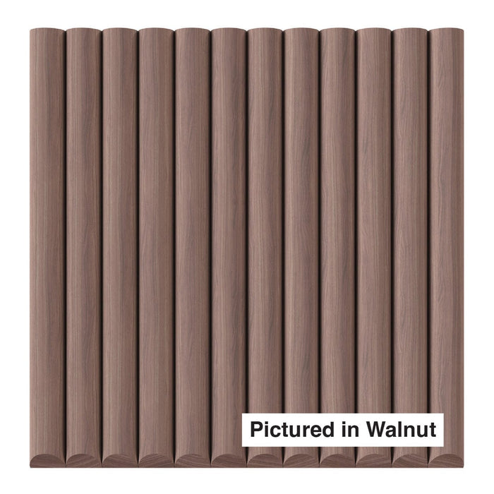 1" Single Bead Tambour Tambour White River Hardwoods 12"W x 48"L - Flexible Walnut