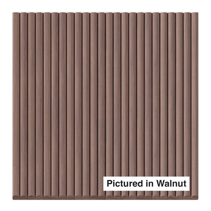 1/2″ Double Bead Tambour Tambour White River Hardwoods 12"W x 48"L - Flexible Walnut