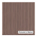 1/2″ Double Bead Tambour Tambour White River Hardwoods 12"W x 48"L - Flexible Walnut