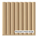 1-1/2" Single Bead Tambour Tambour White River Hardwoods 12"W x 48"L - Flexible Poplar ( for paint & stain )