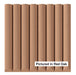1-1/2" Single Bead Tambour Tambour White River Hardwoods 12"W x 48"L - Flexible Red Oak