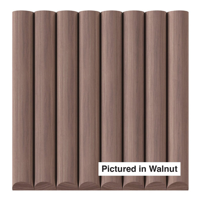 1-1/2" Single Bead Tambour Tambour White River Hardwoods 12"W x 48"L - Flexible Walnut