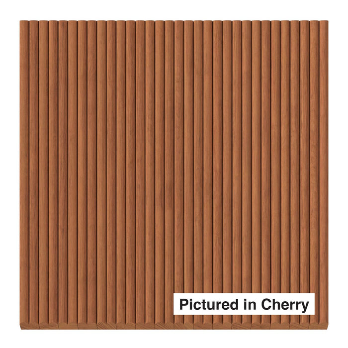 3/8″ Shallow Double Bead Tambour Tambour White River Hardwoods 24"W x 46"L - Not Flexible - Solid Backing Cherry - Only Available in 24"W x 46"L