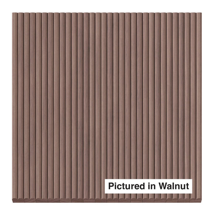 3/8″ Shallow Double Bead Tambour Tambour White River Hardwoods 12"W x 48"L - Flexible Walnut