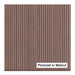 3/8″ Shallow Double Bead Tambour Tambour White River Hardwoods 12"W x 48"L - Flexible Walnut