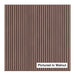 9/32″ Double Bead Flexible Tambour - Thin Tambour White River Hardwoods 12"W x 48"L - Flexible Walnut