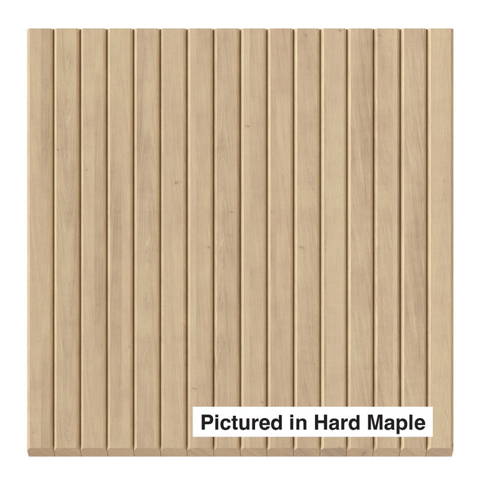 3/4″ Bevel Slat Tambour Tambour White River Hardwoods 12"W x 96"L - Flexible Hard Maple