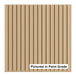 3/4″ Bevel Slat Tambour – Thick Tambour White River Hardwoods 12"W x 48"L - Flexible Poplar ( for paint & stain )