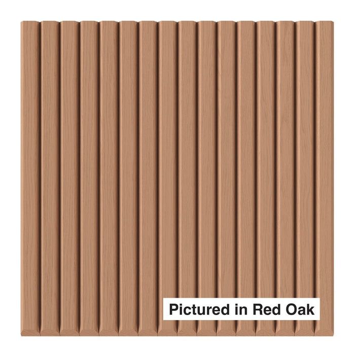 3/4″ Bevel Slat Tambour – Thick Tambour White River Hardwoods 12"W x 48"L - Flexible Red Oak