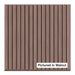 3/4″ Bevel Slat Tambour – Thick Tambour White River Hardwoods 12"W x 48"L - Flexible Walnut