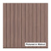 1″ Bevel Slat Tambour – Thin Tambour White River Hardwoods 12"W x 48"L - Flexible Walnut