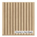 1″ Bevel Slat Tambour Tambour White River Hardwoods 12"W x 48"L - Flexible Hard Maple