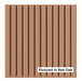 1″ Bevel Slat Tambour Tambour White River Hardwoods 12"W x 48"L - Flexible Red Oak