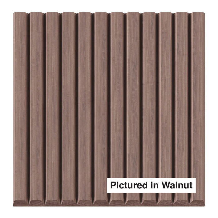 1″ Bevel Slat Tambour Tambour White River Hardwoods 12"W x 48"L - Flexible Walnut