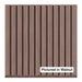 1″ Bevel Slat Tambour Tambour White River Hardwoods 12"W x 48"L - Flexible Walnut