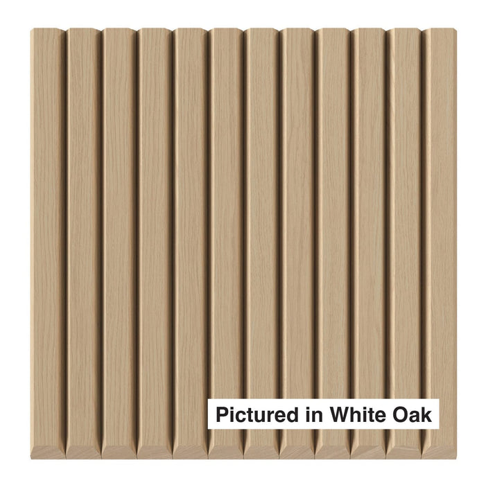 1″ Bevel Slat Tambour Tambour White River Hardwoods 12"W x 48"L - Flexible White Oak