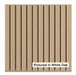 1″ Bevel Slat Tambour Tambour White River Hardwoods 12"W x 48"L - Flexible White Oak