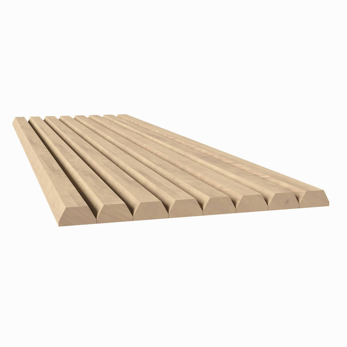 1-1/2″ Bevel Slat Tambour - Thick Tambour White River Hardwoods