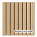 1-1/2″ Bevel Slat Tambour - Thick Tambour White River Hardwoods 12"W x 48"L - Flexible Poplar ( for paint & stain )