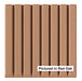 1-1/2″ Bevel Slat Tambour - Thick Tambour White River Hardwoods 12"W x 48"L - Flexible Red Oak