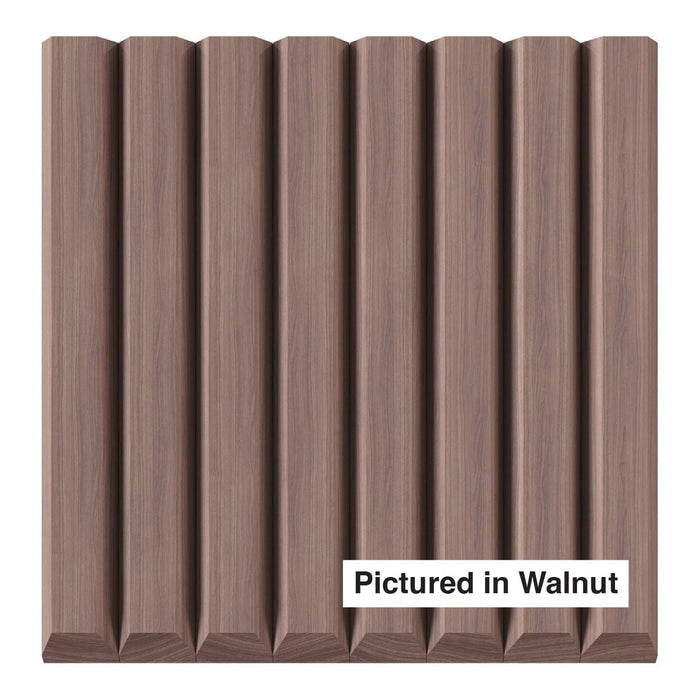 1-1/2″ Bevel Slat Tambour - Thick Tambour White River Hardwoods 12"W x 48"L - Flexible Walnut