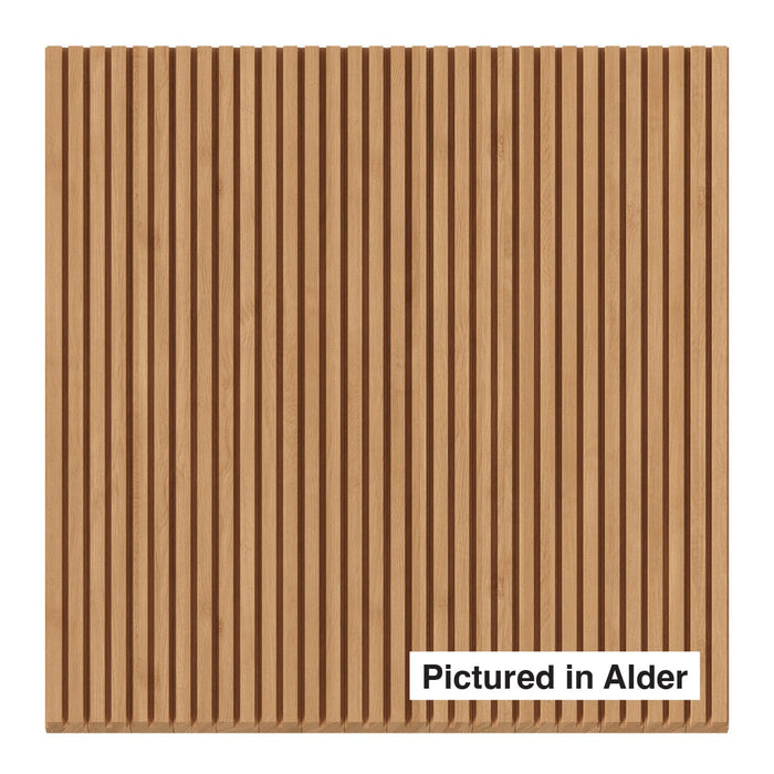 1/4" Square Flexible Tambour Tambour White River Hardwoods 24"W x 46"L - Not Flexible - Solid Backing Alder - Only Available in 24"W x 46"L