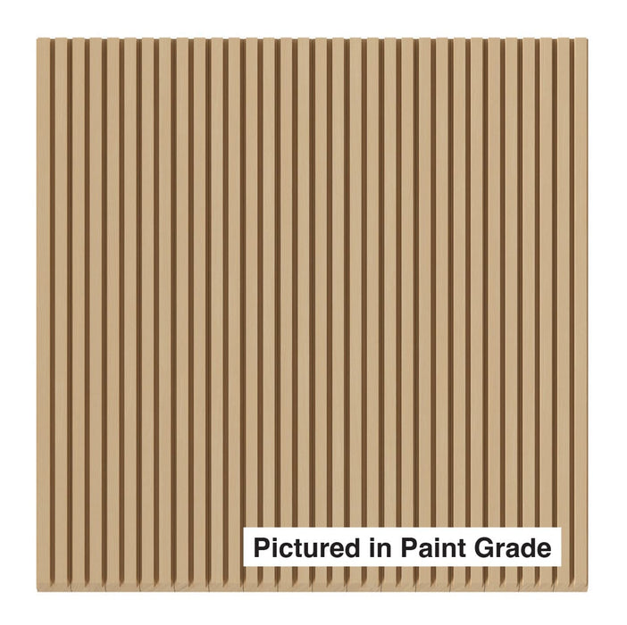 1/4" Square Flexible Tambour Tambour White River Hardwoods 12"W x 48"L - Flexible Poplar ( for paint & stain )