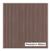 1/4" Square Flexible Tambour Tambour White River Hardwoods 12"W x 48"L - Flexible Walnut