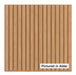 1/2" Square Tambour Tambour White River Hardwoods 24"W x 46"L - Not Flexible - Solid Backing Alder - Only Available in 24"W x 46"L