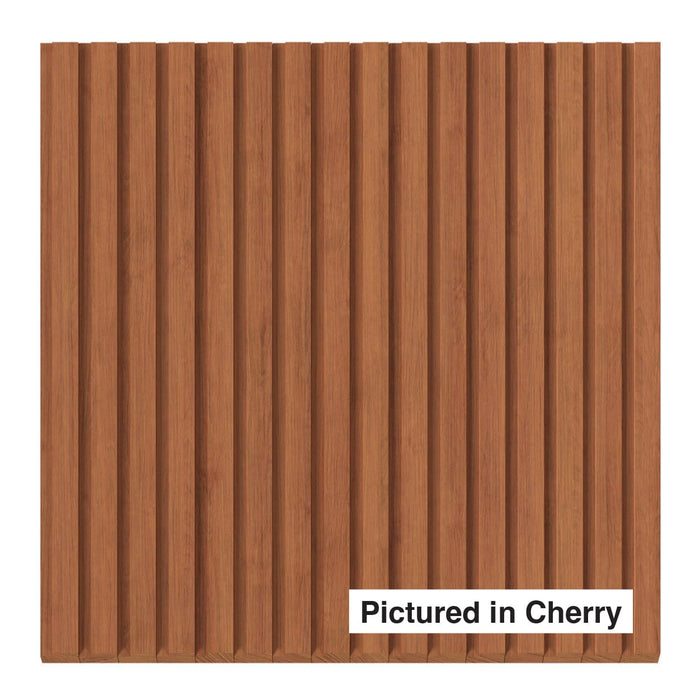 1/2" Square Tambour Tambour White River Hardwoods 24"W x 46"L - Not Flexible - Solid Backing Cherry - Only Available in 24"W x 46"L