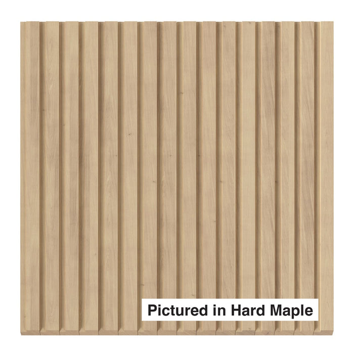 1/2" Square Tambour Tambour White River Hardwoods 12"W x 48"L - Flexible Hard Maple