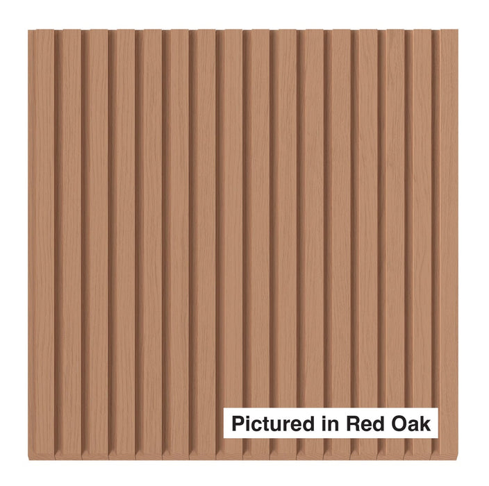 1/2" Square Tambour Tambour White River Hardwoods 12"W x 48"L - Flexible Red Oak