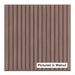 1/2" Square Tambour Tambour White River Hardwoods 12"W x 48"L - Flexible Walnut